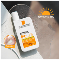 ราคา ลา โรช โพเซย์ La Roche Posay Anthelios UVmune400 Fluid SPF50 สูตรใหม่ล่าสุด ครีมกันแดดสูตรกันน้ำ ปกป้องUVA สูงสุด ไม่ผสมน้ำหอม มีน้ำหอม (20514474059)