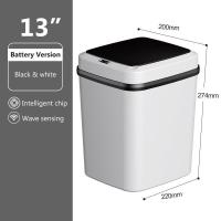 ราคา ถังขยะระบบเซนเซอร์ 15L ถังขยะอัจฉริยะ ถังขยะเปิดปิดอัตโนมัติ Sensor waste ถังขยะอัจฉริยะสำหรับใช้ภายในบ้าน (20485534781)