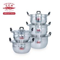 ราคา ราคาโปร หม้อ หม้อสองหู หม้อหุงต้มอลูมิเนียม ทุกเบอร์ ตราจระเข้ (20349355201)