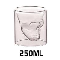 ราคา Double transparent skull double cup coffee cup crystal skull glass home whiskey vodka bar club beer wine glass แก้วใสสองชั้นคริสตัลใสกะโหลกแก้วบ้านวิสกี้วอดก้าไวน์บาร์คลับเบียร์แก้วไวน์ (13918756883)
