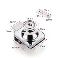 ราคา กุญแจล็อค กลอนล็อคประตูกระจก Single glass ใช้กับ กุญแจล็อคกระจก แบบไม่ต้องเจาะ ใช้หนีบ ทั้งบานเดี่ยว บานคู่ กุญแจ กระจกบานเปลือย 6 8มม (20239306647)