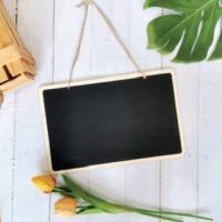 ราคา ป้ายกระดานดำ กระดานดำ กระดานดำแบบแขวน กระดาน กระดานดำแบบเขียนและลบได้ กระดานวาดรูป แบล็คบอร์ด เพลิดเพลินยามว่าง Smileylife Shop (20666632657)