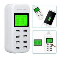 ราคา 8 Port AC Wall Charger Hub Smart Multi USB Smart Fast Wall Charging Station (12693180173)
