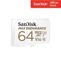 ราคา Sandisk Max Endurance microSDXC 64GB 30000 hours SDSQQVR 064G GN6IA เมมการ์ด เมมกล้อง (10295524202)