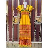 ราคา เดรสกะเหรี่ยงปักลายดอกไม้ ผ้าทอกะเหรี่ยง (19661588804)