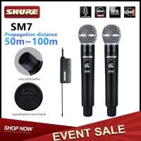 ราคา SHURE SM7 ไมค์ ลอย ไร้ สายไมค์ลอยเสียงดีไมโครโฟนไร้สายไมค์โครโฟนไมค์ลอยไร้สายไมค์ร้องเพลงไมค์คาราโอเกะ (16483317700)