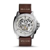 ราคา พร้อมสต็อก Original Fossil Watch Modern Machine Automatic Brown Leather Watch 50mm ME3083 (13568641440)
