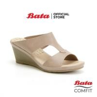ราคา Bata COMFIT รองเท้าเพื่อสุขภาพ Comfortwithstyle รองเท้าส้นสูง รองเท้ามีส้น รองเท้าแบบสวม ส้นเตารีด สำหรับผู้หญิง สูง 3 นิ้ว สีชมพูกะปิ รหัส 6615113 (1344616958)