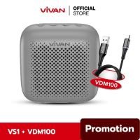 ราคา ของแท้ประกันศูนย์1ปี VIVAN รุ่น VS1 VS20 ลำโพงบลูทูธ Bluetooth Speaker ลำโพง บลูทูธ 5 0 ไร้สาย ลำโพงแบบพกพา กันน้ำ IPX5 รองรับการ์ด SD และ USB (19245467713)