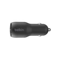 ราคา Belkin หัวชาร์จในรถยนต์แบบ Dual USB A 2 ช่องกำลังไฟรวม 24 วัตต์ วงจรจ่ายไฟแบบอิสระช่องละ 12 วัตต์ ชาร์จได้เร็ว 2 เครื่องพร้อมกัน CCB001 (3062294487)