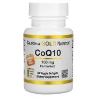 ราคา California Gold Nutrition CoQ10 100 mg 30 Veggie Softgels (1481928086)