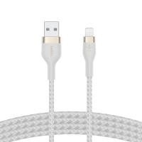ราคา Belkin สายชาร์จไอโฟน Pro Flex USB to Lightning 1 เมตร มี MFi รองรับชาร์จเร็ว 12 วัตต์ และโอนข้อมูล 480Mbps สายถักไนล่อนทนทานเพิ่มขึ้น 30 เท่า รองรับ Car Play CAA010 (11347732968)