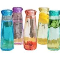 ราคา ขวดน้ำอะคิลิค ขวดแก้วน้ำ ขวดแก้วน้ำผลไม้ ขวดแก้วเครื่องดื่ม ขวดแก้วอเนกประสงค์ ขวดน้ำพกพา กระบอกน้ำ ขายคละสี (9639634892)