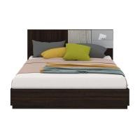 ราคา SB Design Square SB FURNITURE เตียง 5 ฟุต รุ่น Econi B สีไม้เข้ม 161x205 7x90 ซม (9197354432)