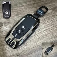 ราคา เคสรีโมทรถ Ford Everest Next Gen 2023 Hard Case 360 องศา Alloy Silicone Key Cover with Silicone Push button Guard Ford Key Case Ford Everest 2018 2022 แบบ 3 ปุ่ม (19690631257)