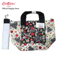 ราคา Cath Kidston Small Bonded Tote 30yrs Rose Green (20697232981)