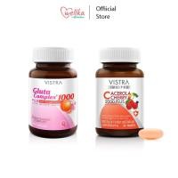 ราคา Vistra วิสทร้า IMU PRO C Acerola Cherry 2000 Plus 30 เม็ด Gluta Complex 1000 Plus Red Orange Extract 30 Cap (20398302928)