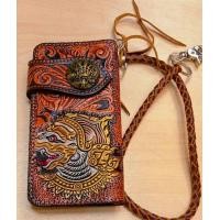 ราคา กระเป๋าสตางค์ สไตล์วินเทจ หนังแท้ แถมฟรีสายหนังถัก 1เสน พร้อมใช้งาน (13097000838)