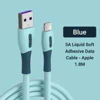 ราคา สายชาร์จเร็วซิลิโคนเหลว USB สำหรับสายชาร์จ Micro Type C โทรศัพท์มือถือ สายชาร์จด่วนสำหรับ iPhone Android (20500956309)