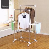 ราคา KANTAREEYA ราวแขวนผ้าแสตนเลสคู่ ปรับระดับ ราวเล็กด้านข้างพับเก็บได้ รุ่น KT EP56 (9990052234)