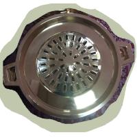 ราคา ชุดเตาปิ้งย่าง เตาทองเหลือง กะทะทองเหลือง BBQ กะทะปิ้งย่างชนิดมีรู 35 ซม กะทะย่างหมูกะทะ สำหรับเตาถ่าน ทำจากทองเหลืองแท้ ลวกจิ้ม ย่าง (17288705256)