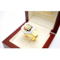 ราคา แหวนทองตำรวจฝังเพชรน้ำหนัก 5 ตังน้ำ100 ขาวสวยไฟดี พร้อมใบรับรองสินค้า เคลือบทองคำแท้100 J (10493458162)