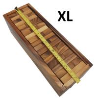 ราคา เกมไม้ตึกถล่ม คอนโดไม้ถล่ม ของเล่นไม้เสริมพัฒนาการ บล็อกไม้ ตัวต่อไม้ เกมดึงไม้ ของเล่นไม้ต่อ wooden games มีไห้เหลือก 4 ขนาด (17200178235)