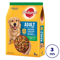 ราคา PEDIGREE เพดดิกรี อาหารสุนัข สูตรโตเต็มวัย ชนิดแห้ง แบบเม็ด รสไก่และตับย่าง 3 กก (13425874646)
