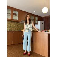 ราคา urban apparels denim ep 1 กางเกงยีนส์ขาเต่อทรงกระบอกผ้ายืดญี่ปุ่น (20467505754)