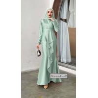 ราคา ชุดเดรสมุสลิม รุ่นริต้า เนื้อผ้าซาร่า เดรสออกงาน เดรสสวย ชุดเดรสใส่ไปงานแต่ง ชุดนิกะห์ เดรสธีมเพื่อนเจ้าสาว ชุดใส่รายอ แฟชั่นมุสลิม (19823060435)