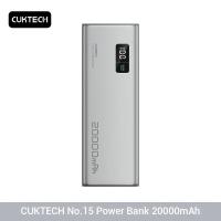 ราคา CUKTECH No 15 Power Bank 20000mAh PB200P 150W 3 Port Output Portable Screen Display Power Bank For Macbook iPhone 14 Xiaomi (20671549082)