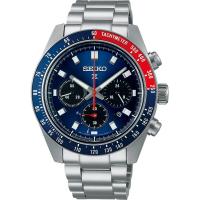 ราคา นาฬิกาข้อมือผู้ชาย SEIKO Prospex Speedtimer Solar Chronograph รุ่น SSC913P สีน้ำเงิน PEPSI SSC915P สีดำ COKE ขนาดตัวเรือน 43 5 มม ตัวเรือน สาย Stainless สีเงิน (16896823094)