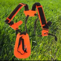 ราคา สายสะพายเครื่องตัดหญ้าสะพายบ่าคู่ สีส้ม รุ่นเสื้อกั๊กหนานุ่มไม่เจ็บบ่าอย่างดี สายสะพาย เครื่อง ตัด หญ้า แบบ ไหน ดี สายสะพายเครื่องตัดหญ้า honda Lawn mower sash (16424203980)