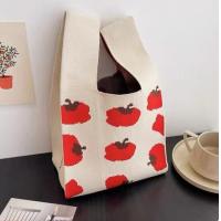 ราคา พร้อมส่ง wonderful story กระเป๋าถือลําลอง ผ้าถัก ลายสก๊อต แฮนด์เมด (20516010528)