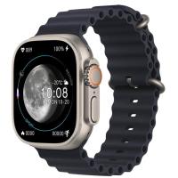 ราคา HK8PROMAX Smart Watch Wireless Charging Bluetooth 5 1 Waterproof IP68 Full Touch OLED Screen Smart Watch Wearfit APP (19512721433)