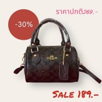 ราคา พร้อมส่ง กระเป๋าทรงหมอนมินิ ลายโค้ชขนาด8นิ้วน่ารักมากๆ ใส่โทรศัพท์ได้ทุกรุ่นเลยค่ะ (20562945190)