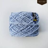 ราคา เชือกฟอกนิ่ม 4Ply โทนฟ้า น้ำเงิน เชือกฟอก สำหรับถักกระเป๋า หมวก งานอยู่ทรง I ไหมพรมฟ้ามุ่ย Fahmui Yarn (19577221506)