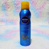 ราคา Nivea Sun Protect Dry Touch SPF50 PA 200ml นีเวีย ซัน กันแดดผิวกาย โพรเท็ค แอนด์ ดราย ทัช รีเฟรชชิ่ง ซัน สเปรย์ เอสพีเอฟ50 200 มล (20391840891)
