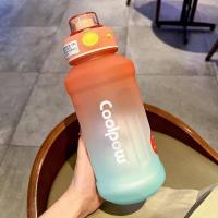 ราคา ขวดน้ำพกพา Coolpow ความจุ 1 3 ลิตร ขวดน้ำพลาสติกแบบพกพาทูโทน ขวดน้ำพลาสติกแบบพกพา พลาสติก PC พร้อมหลอดดูด (17335091551)
