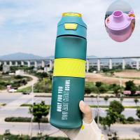 ราคา ขวดน้ำ กระบอกน้ำ 1 ลิตร ขวดน้ำพกพา ออกกำลังกาย พร้อมหลอด กระบอกน้ำดื่ม แบบพกพา ไม่มีสายห้อย (19764529518)