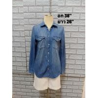 ราคา ใหม่เสื้อยีนส์แฟชั่นมือ2 คละแบบคละไซส์ (18423634593)