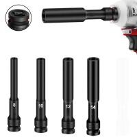 ราคา จัดส่งทันที ลูกบล็อค ยาว128MM ขนาด4หุน สีดำ ลูกบล็อก ปากหกเหลี่ยม 1 2นิ้ว 4หุน ลูกบ๊อก บล็อกลม ชุดลูกบล็อกยาว ชุดบล็อก ชุดประแจไฟฟ้า ลูกบล็อคลมยาว (20663511755)
