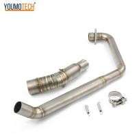 ราคา 51มม สําหรับHonda CB150R CBR150 CBR150R V3 V4 V1 V2 ท่อไอเสียรถจักรยานยนต์ด้านหน้าท่อเชื่อมต่อท่อกลางท่อสไลด์CBR 150 r CB 150 rท่อเหล็กกล้าไร้สนิม (11653655029)