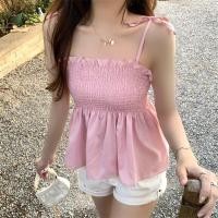 ราคา สายเดี่ยวผูกไหล่ เสื้อสายเดี่ยว มีไซค์ปกติและไซค์สาวอวบ (19217241953)