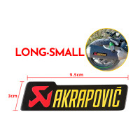 ราคา สติ๊กเกอร์ติดท่อ เพลทติดท่อ Akrapovic 3M งานอลูมิเนียมทนร้อน วัสดุอลูมิเนียมทนทาน ทนความร้อนและไม่หลุดง่าย การติดตั้งแบบไร้ร่องรอย (20590877406)