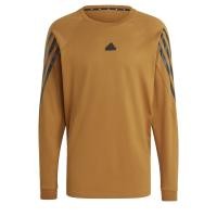ราคา adidas ไลฟ์สไตล์ เสื้อยืดแขนยาว Future Icons 3 Stripes ผู้ชาย สีน้ำตาล IC3758 (17953149013)