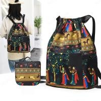 ราคา Biubiubiu กระเป๋าเป้สะพายหลัง Drawstring ขนาดใหญ่ที่พับเก็บได้ (19834351142)