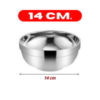 ราคา ถ้วยชามสแตนเลส304 สไตล์เกาหลี มี 5ขนาด 11 5 14 16 18 20cm ถ้วยสแตนเลส ชามสแตนเลส ชุดชามใส่อาหาร (8974106578)