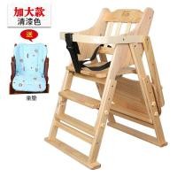 ราคา WD เก้าอี้กินข้าวเด็ก เก้าอี้ทานข้าวเด็กพับเก็บได้ เก้าอี้ทานข้าวเด็กไม้ยางพารา เก้าอี้เด็ก พนักพิงมีเบาะเสริม มีถาด เก้าอี้ไม้ (20571536135)