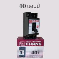 ราคา เซฟตี้ เบรกเกอร์ ตราช้าง เบเกอร์ Chang 2P 220V ขนาด 10A 15A 20A 30A 40A กล่องเบรกเกอร์ BL 40 (19242250424)